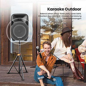 Baretone MAX12AL 12 inch Portable Wireless Speaker